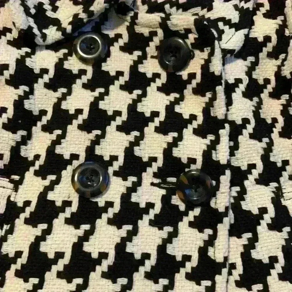 Houndstooth black and white jacket - Picture 3 of 4